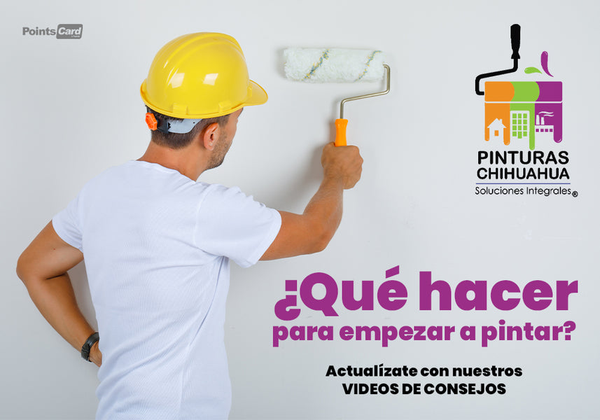 ¿Qué hacer para empezar a pintar?